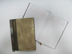 Щоденник недатований (A6) EA-1850-1-A6 "Шкіра срібло" у лінію, фото 1