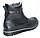 Розміри 45, 46, 47, 48  Чоловічі зимові шкіряні чоботи на хутрі, чорні  Maxus 888, фото 5