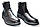 Розміри 45, 46, 47, 48  Чоловічі зимові шкіряні чоботи на хутрі, чорні  Maxus 888, фото 9