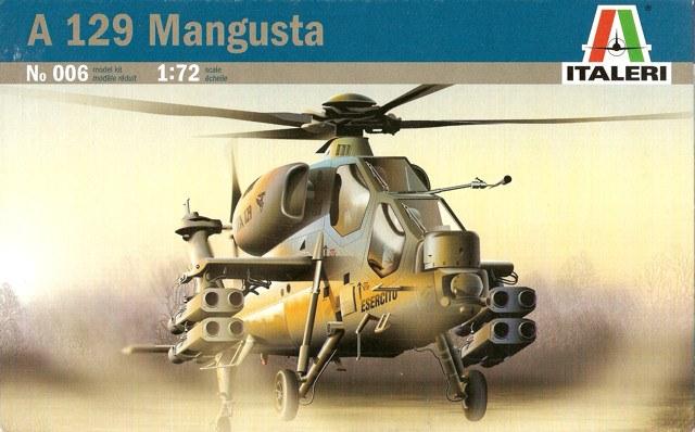 Пластикова модель 1/72 Italeri 006 італійський ударний гвинтокрил A-129 Mangusta