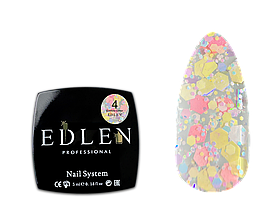 Гель-лак для нігтів Edlen Confetti Glitter №04, 5 мл