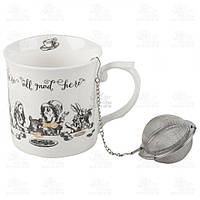 V & A Кружка для чая с ситечком Alice in Wonderland 400мл VA5200024