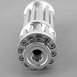 Потужна лазерна указка RESTEQ червона, дальність 10 км, акумулятор, зарядка, насадки, фото 6