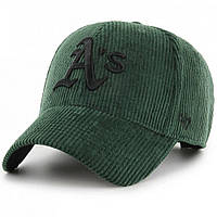 Кепка Mvp 47 Brand Oakland Athletics Thick Cord dark green B-THCKM18EWS-DG