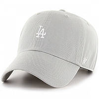 Кепка 47 Brand Los Angeles Dodgers Base Runne grey B-BSRNR12GWS-GYA