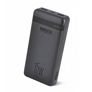 Універсальна мобільна батарея Brevia 20000mAh 15W Li-Pol (45215)