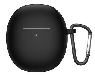 Чохол-накладка DK Silicone Candy Friendly з карабіном для Vivo IQOO TWS Air (black)