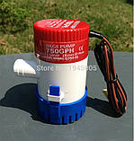 Дренажний насос водяний гном GPH-1100,12 В, 36Вт, фото 2