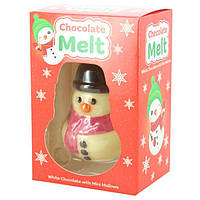 Шоколадна бомбочка Сніговик Christmas Snowman Chocolate Melt Bomb 38г