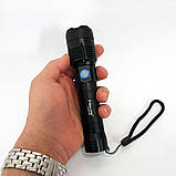 Потужний світлодіодний ліхтар, Потужний акумуляторний світлодіодний ліхтар ручний батарейний XC-28, фото 2