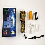 Портативний LED ліхтар на батареї BL-P512M-P90, Посилений ручний ліхтарик, Невеликий ручний ліхтар PW-54, фото 6