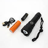 Ліхтар із захистом від пилу Bailong, Ручний ліхтар cob, Ліхтар військовий зсу Невеликий ручний BN-58, фото 5