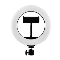Лампа светодиодная кольцевая LED M20 (D=20см) проводной пульт, питание от USB