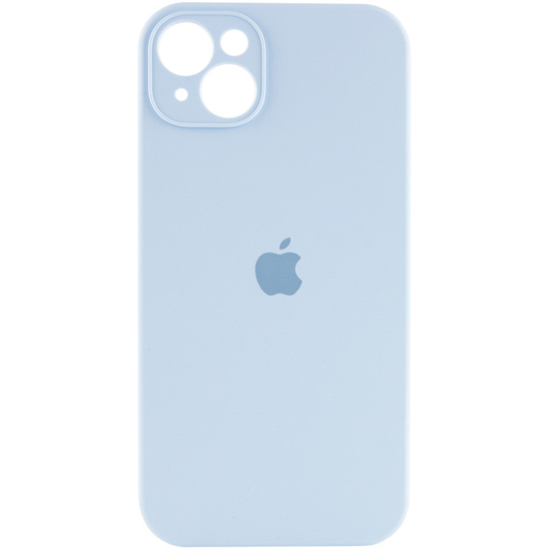 Чохол Silicone Case Full Camera Protective (AA) для Apple iPhone 14 (6.1") Блакитний / Sweet Blue, фото 1