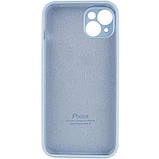 Чохол Silicone Case Full Camera Protective (AA) для Apple iPhone 14 (6.1") Блакитний / Sweet Blue, фото 4