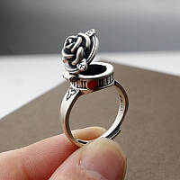 Кольцо с нишей Дикая роза