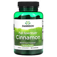 Swanson Cinnamon 375 мг 180 капсул