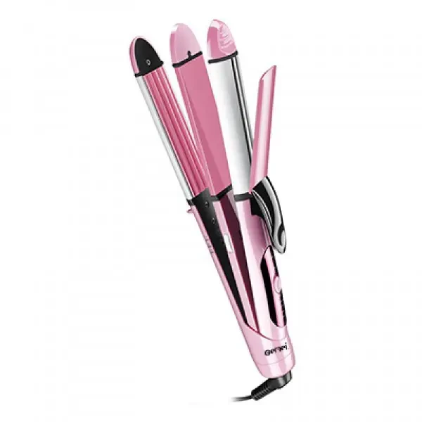 Плойка гофре для волосся 3 в 1 Gemei GM 2966 SV227, фото 1