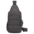 Тактична нагрудна сумка чорна з USB-вихід Dolcey рюкзак сумка через плече LG474 тактичні сумки Dolcey, фото 2