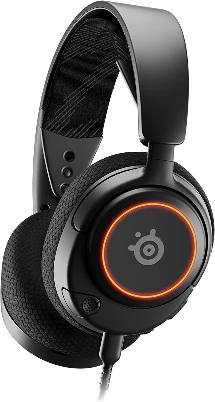 Навушники з мікрофоном SteelSeries Arctis Nova 3 Black (61631)