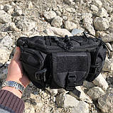 Набір! Якісна тактична сумка через плече + CM-724 тактичний ліхтар, фото 8