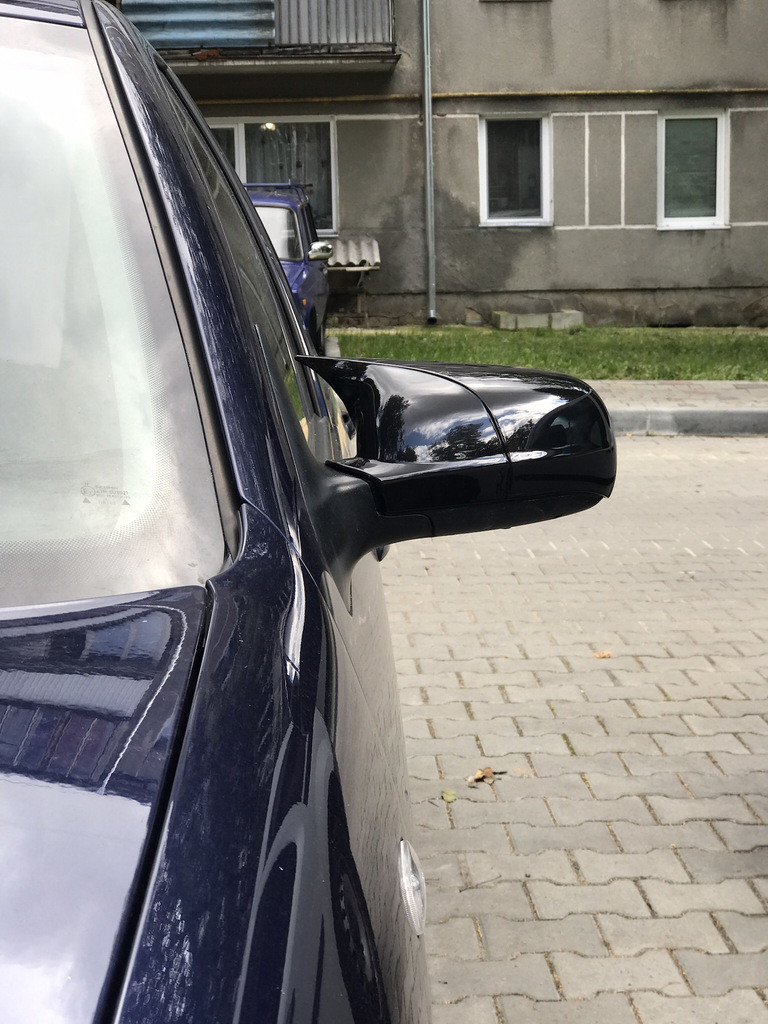 Накладки на зеркала BMW-style (2 шт) для Volkswagen Golf 4 - фото 1 - id-p2054514664
