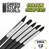 GSW Colour Shapers Brushes SIZE 2 - BLACK FIRM