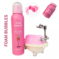 Бульбашкова пінка для душу MODAY FOAM BUBBLES PINK CHAMPAGNE з ароматом рожевого шампанського 150 мл