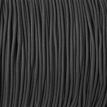 Еластичний шнур Shock Cord шнур-резинка капелюшна 4 мм нейлон Чорний