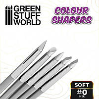 GSW Colour Shapers Brushes SIZE 0 - WHITE SOFT