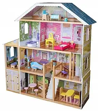 Ляльковий будинок для барбі.Ляльковий будиночок з меблями.Ляльковий будиночок для ляльок деревяннй., фото 3