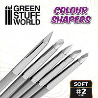 GSW Colour Shapers Brushes SIZE 2 - WHITE SOFT