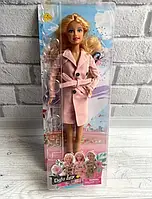 Лялька Defa Модниця в короткому пальті з поясом (8425)