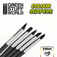 GSW Colour Shapers Brushes SIZE 0 - BLACK FIRM