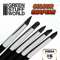 GSW Colour Shapers Brushes SIZE 6 - BLACK FIRM