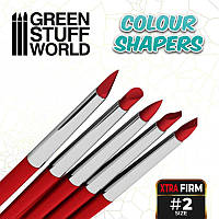 GSW Colour Shapers Brushes SIZE 2 - EXTRA FIRM