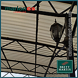 Профільований полікарбонат 1060Х4000Х0.8 мм MARLON CS Greca 76 Embossed Bronzе бронза Англія, фото 2