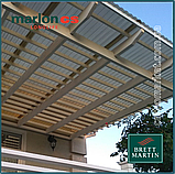 Профільований полікарбонат 1060Х4000Х0.8 мм MARLON CS Greca 76 Embossed Bronzе бронза Англія, фото 10