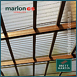 Профільований полікарбонат 1060Х2000Х0.8 мм MARLON CS Greca 76 Embossed Bronzе бронза Англія, фото 3