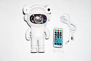 Проектор нічник зоряне небо Астронавт з Bluetooth колонкою і пультом