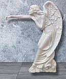 Об’ємна накладка на пам’ятник Ангела скорботи No87 з полімеру, фото 7
