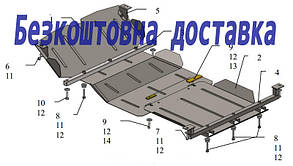Захист двигуна Mitsubishi Pajero Sport (2000-2008) (Захист двигуна Мітцубісі Паджеро Спорт) Кольчуга