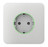 Ajax Передня панель для вбудованої розетки SoloCover for Outlet smart, Jeweler, бездротова, білий  E-vce - Знак Якості