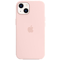 Силиконовый чехол на iPhone 15 (Нежно-розовый)