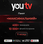 Передплата YouTV Максимальний на 1 місяць