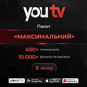 Передплата YouTV Максимальний на 3 місяці
