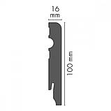 Плінтус МДФ LP-10016R08 Cezar 100х16мм. Польща. Плінтус підлоговий з МДФ, фото 2