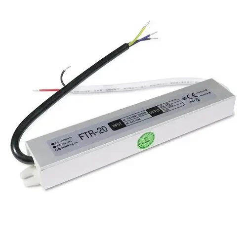 Блок живлення герметичний FTR-20-12, 12V, 20W, 1.67А, IP67, фото 1