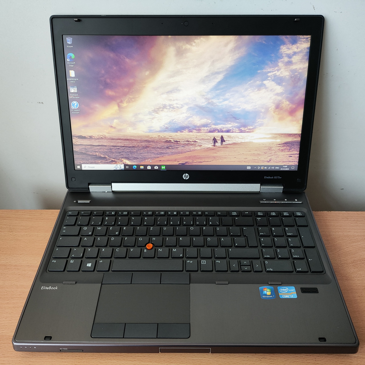 Ноутбук б/в HP Elitebook 8570W 15.6 "FHD I7-3720Q (4 (8) ядра до 3,6 ГГц)/8 ГБ/256 ГБ SSD/Quadro K1000M 2Gb 128 bit, фото 1