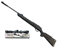 Гвинтівка Hatsan 125 з посиленою газовою пружиною і прицілом 3-9х40 Ortex